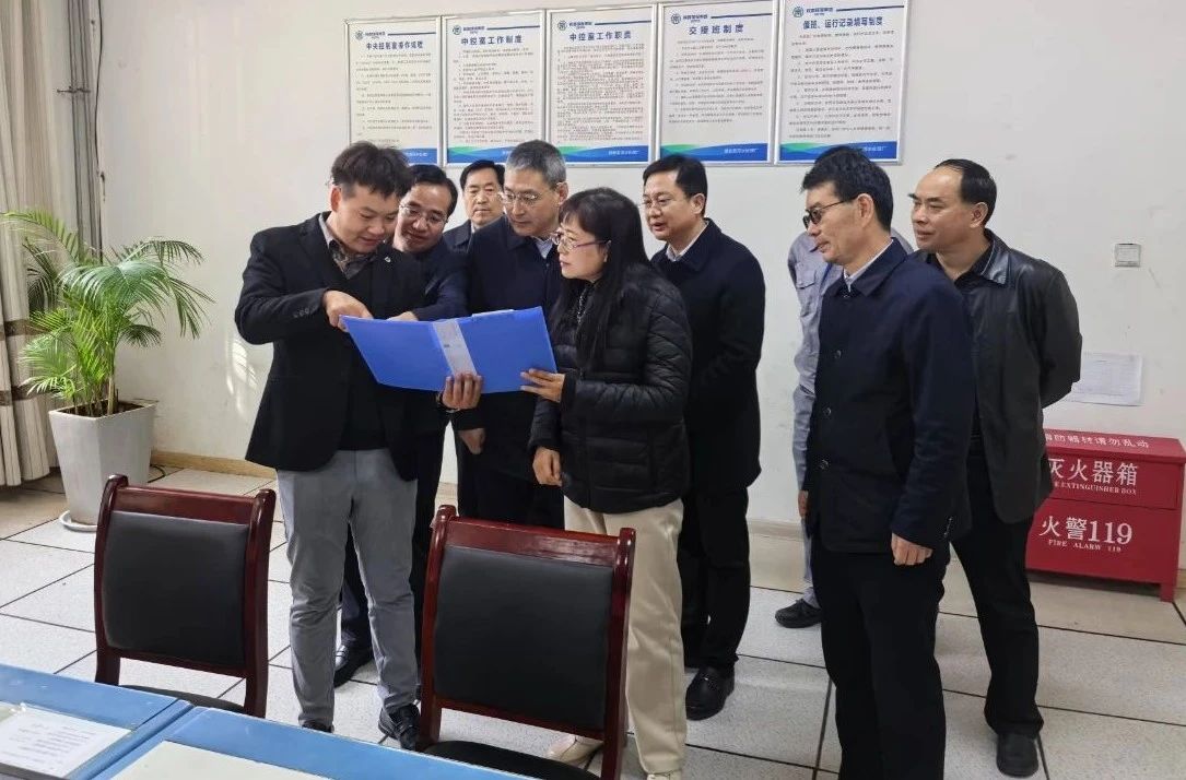 商洛市人大常委会主任陈宁到水情形公司镇安污水处理厂调研